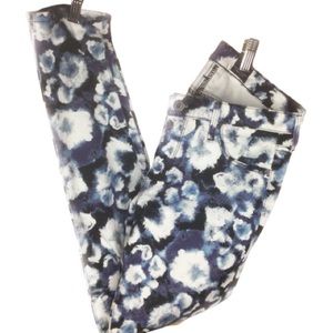 AG floral absolute skinny leggings SZ 27 R
